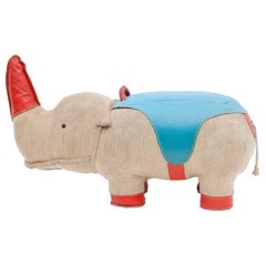 1960s High-Quality Children Toy 'Rhino' by German Renate Müller