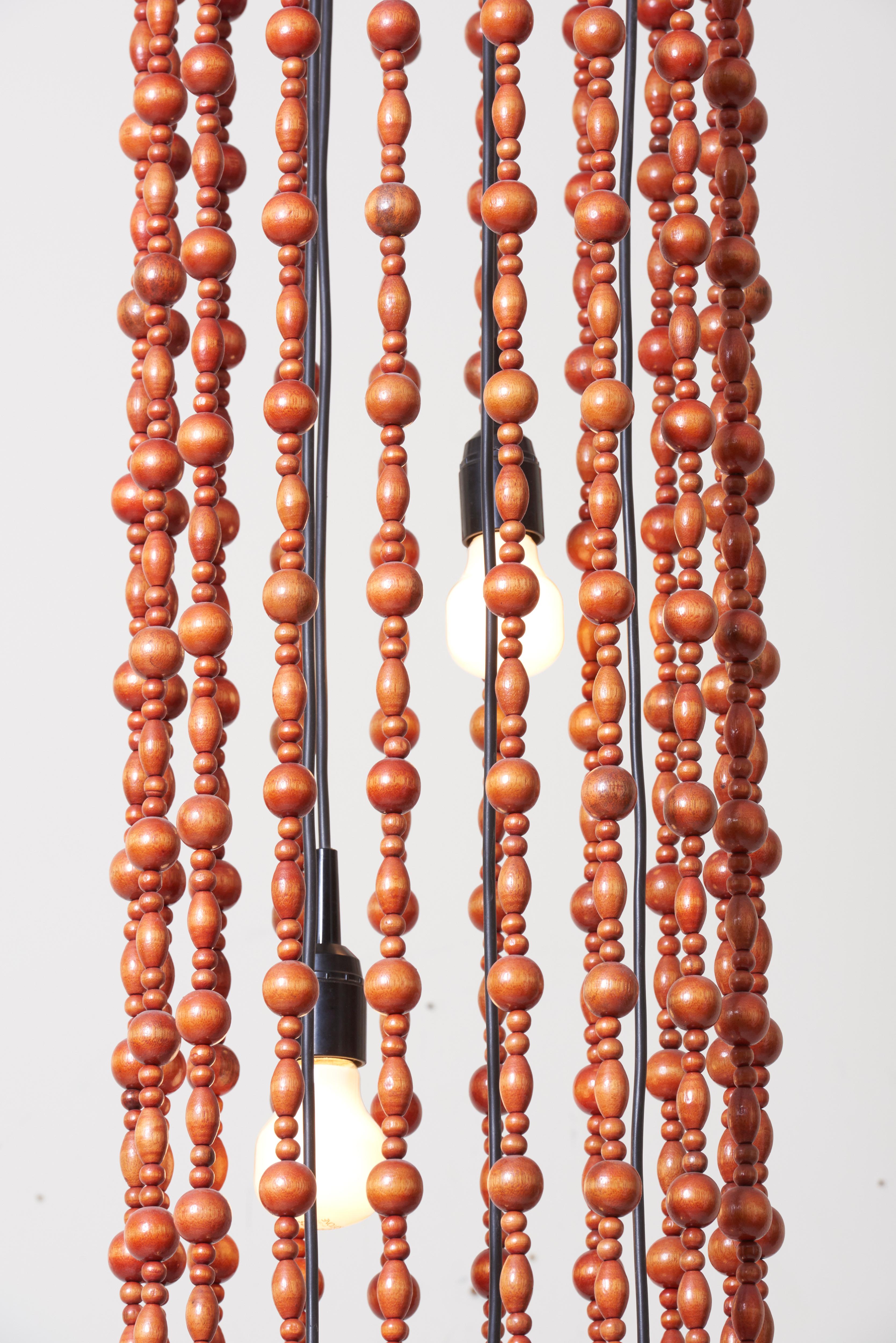 1960s Hippie Pendant Lamp by Temde Leuchten, Switzerland 2