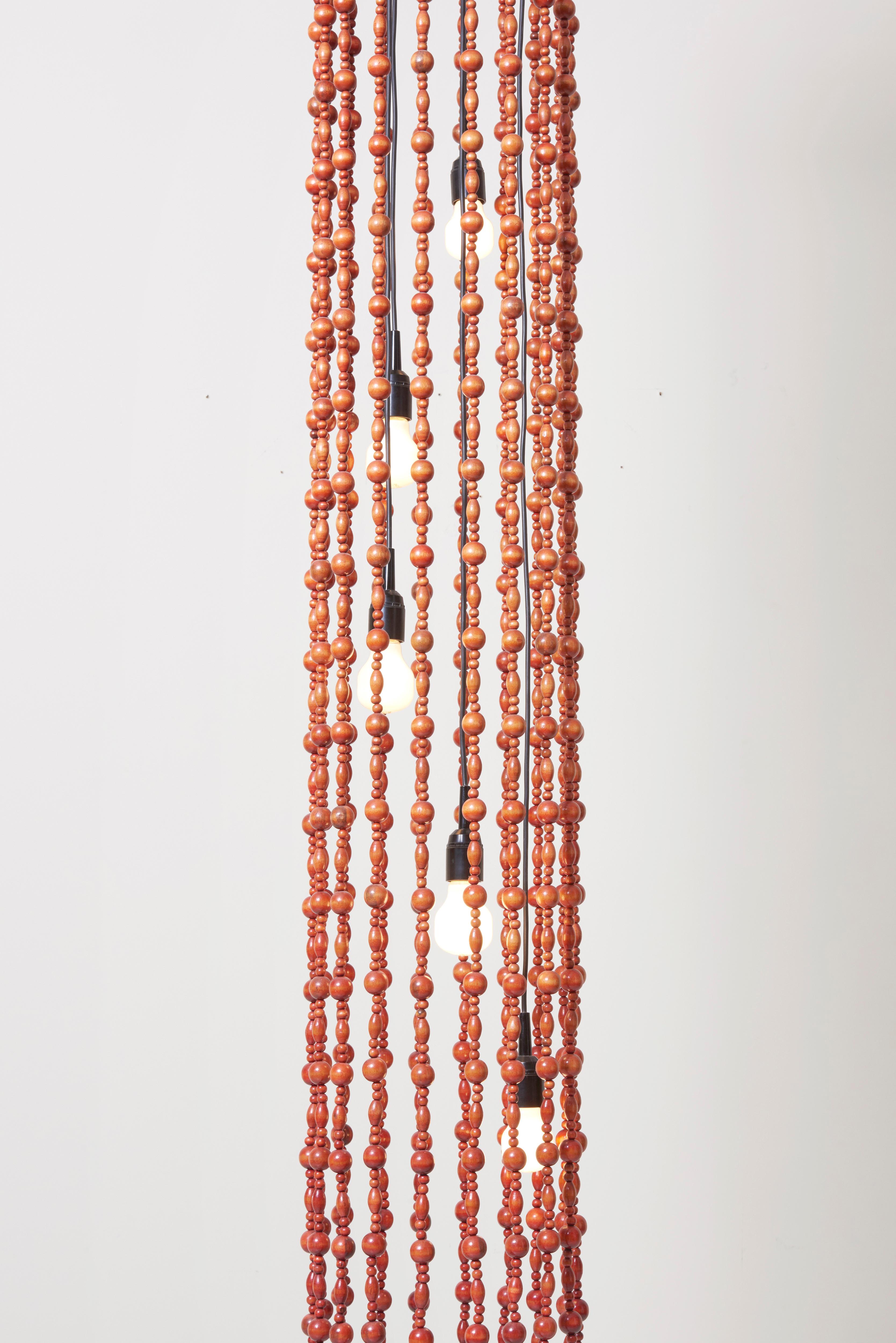 1960s Hippie Pendant Lamp by Temde Leuchten, Switzerland 3