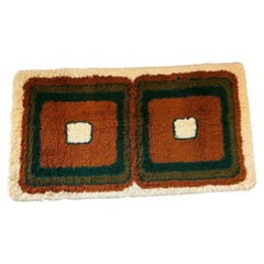 1960's HOJER EKSPORT WILTON Danish Modern Wool Rya Rug Tapestry Mid Century