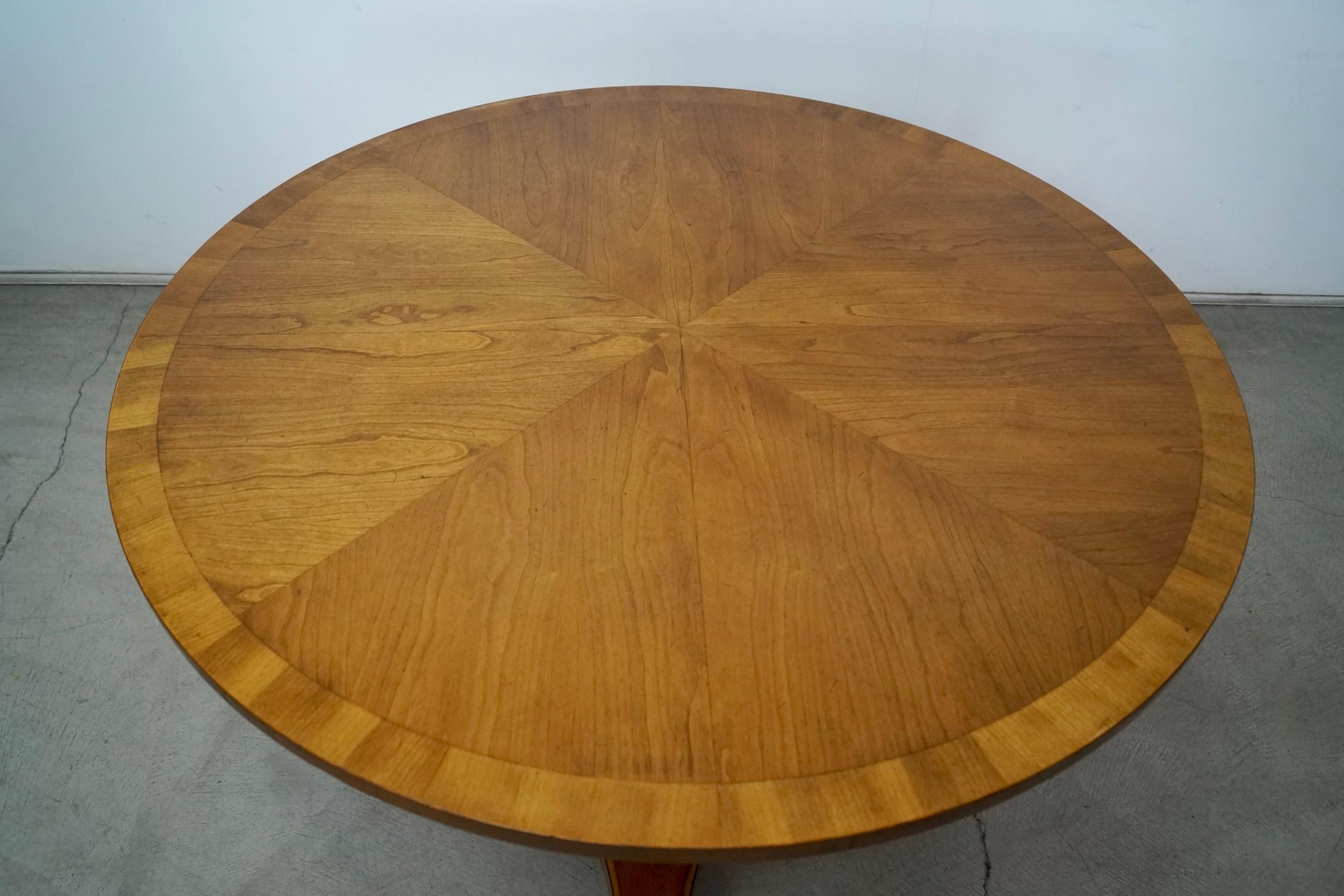 1960's Hollywood Regency Drexel Palazzo Dining Table 6