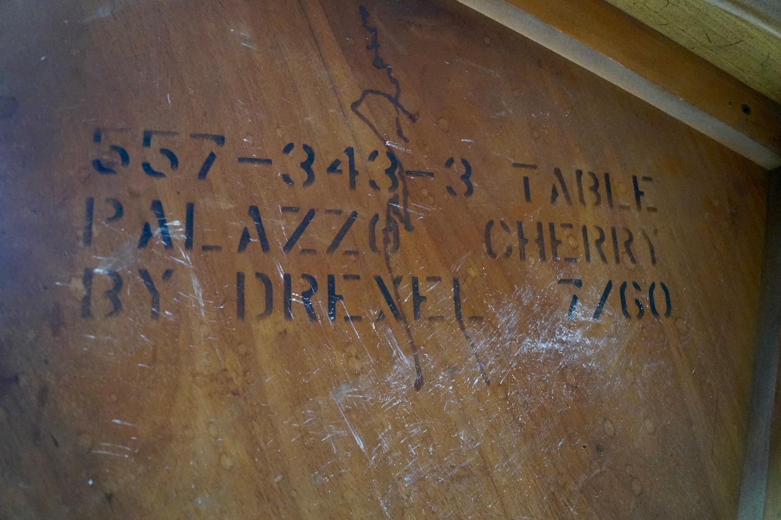 1960's Hollywood Regency Drexel Palazzo Dining Table 14