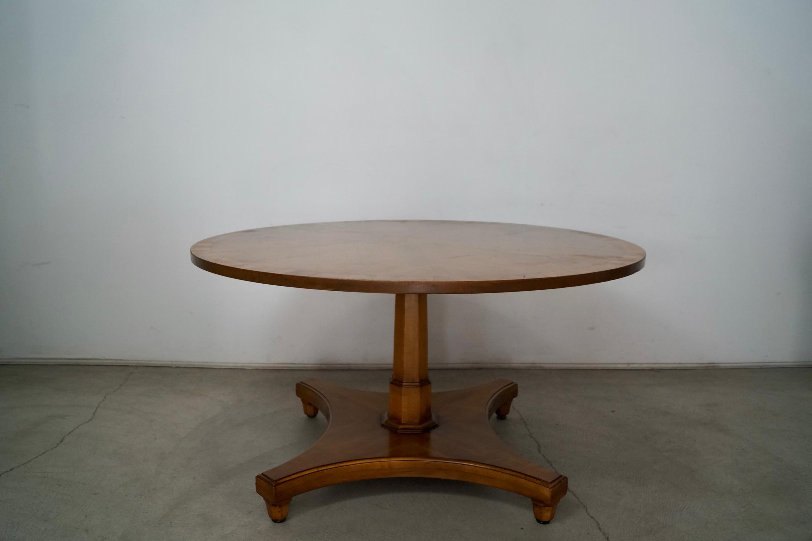 1960's Hollywood Regency Drexel Palazzo Dining Table In Good Condition In Burbank, CA