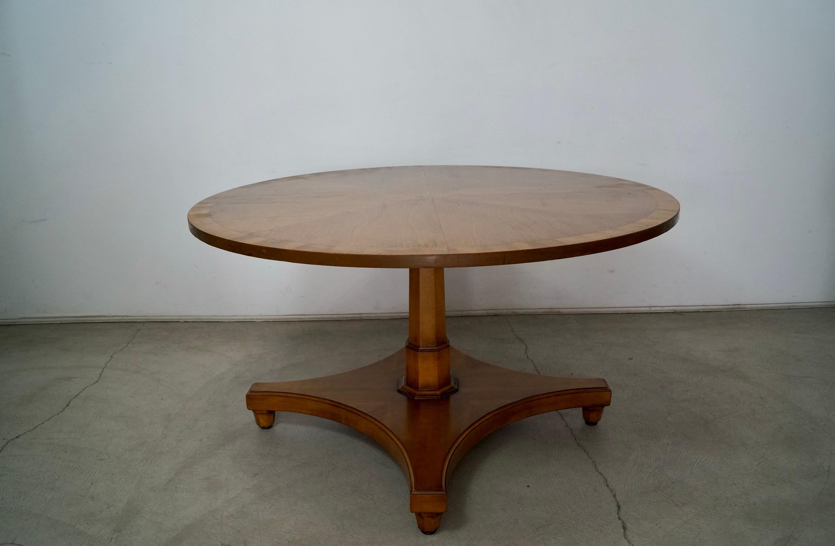 1960's Hollywood Regency Drexel Palazzo Dining Table 2