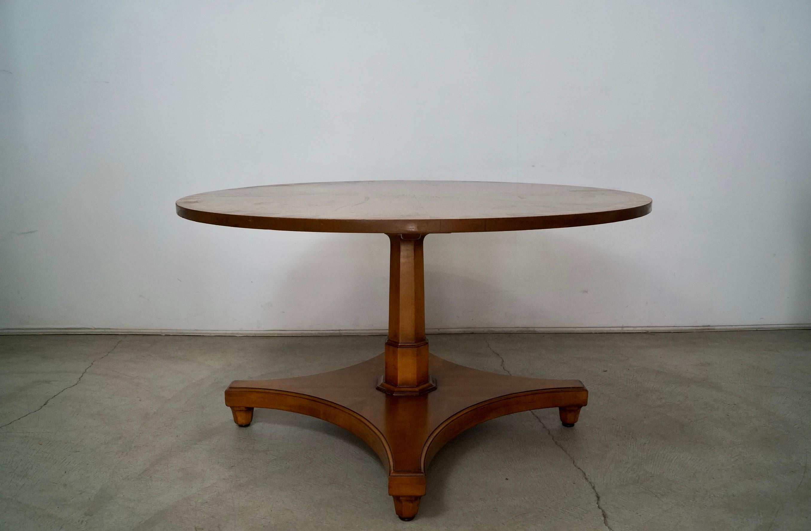 1960's Hollywood Regency Drexel Palazzo Dining Table 3