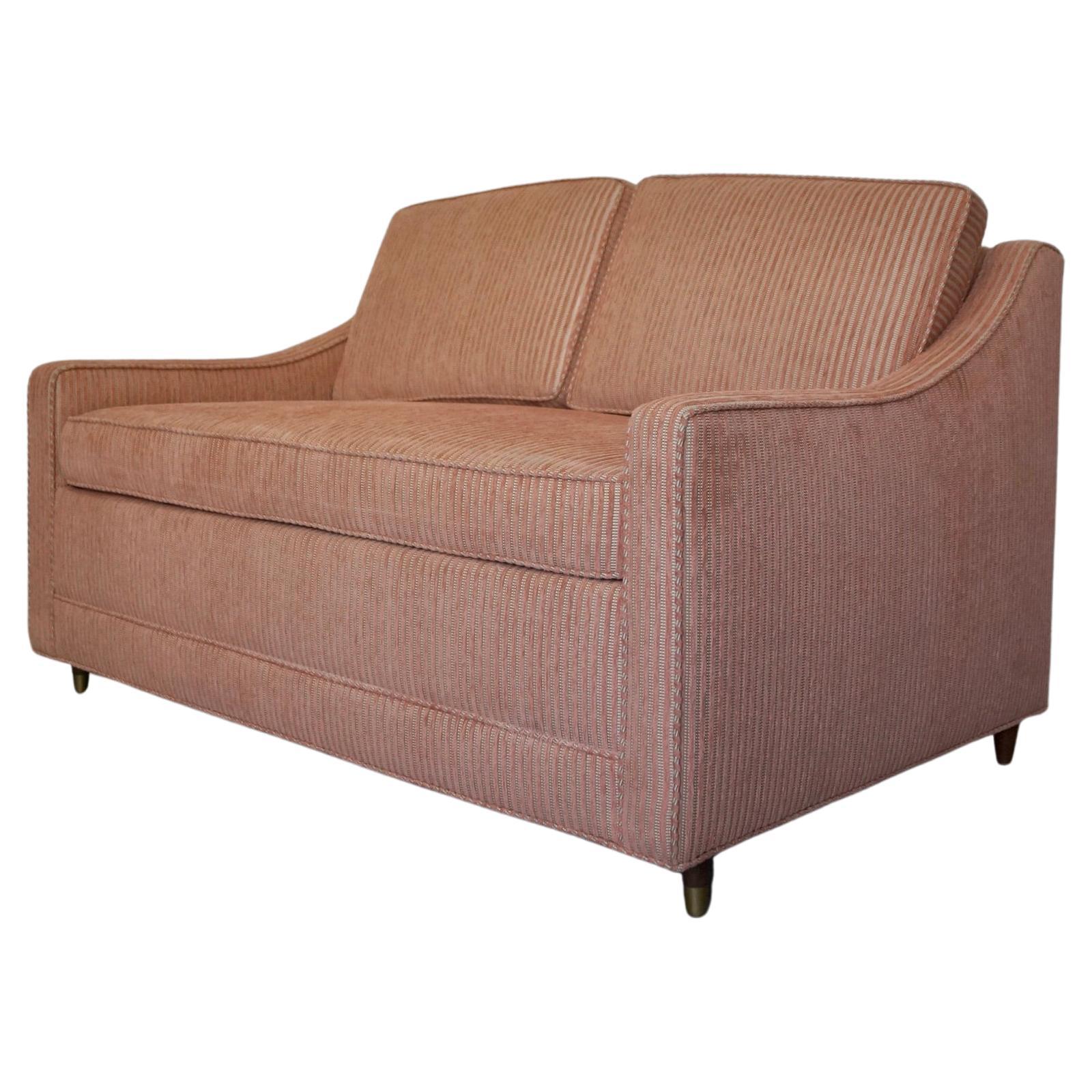 1960s Hollywood Regency Loveseat Sofa Sleeper