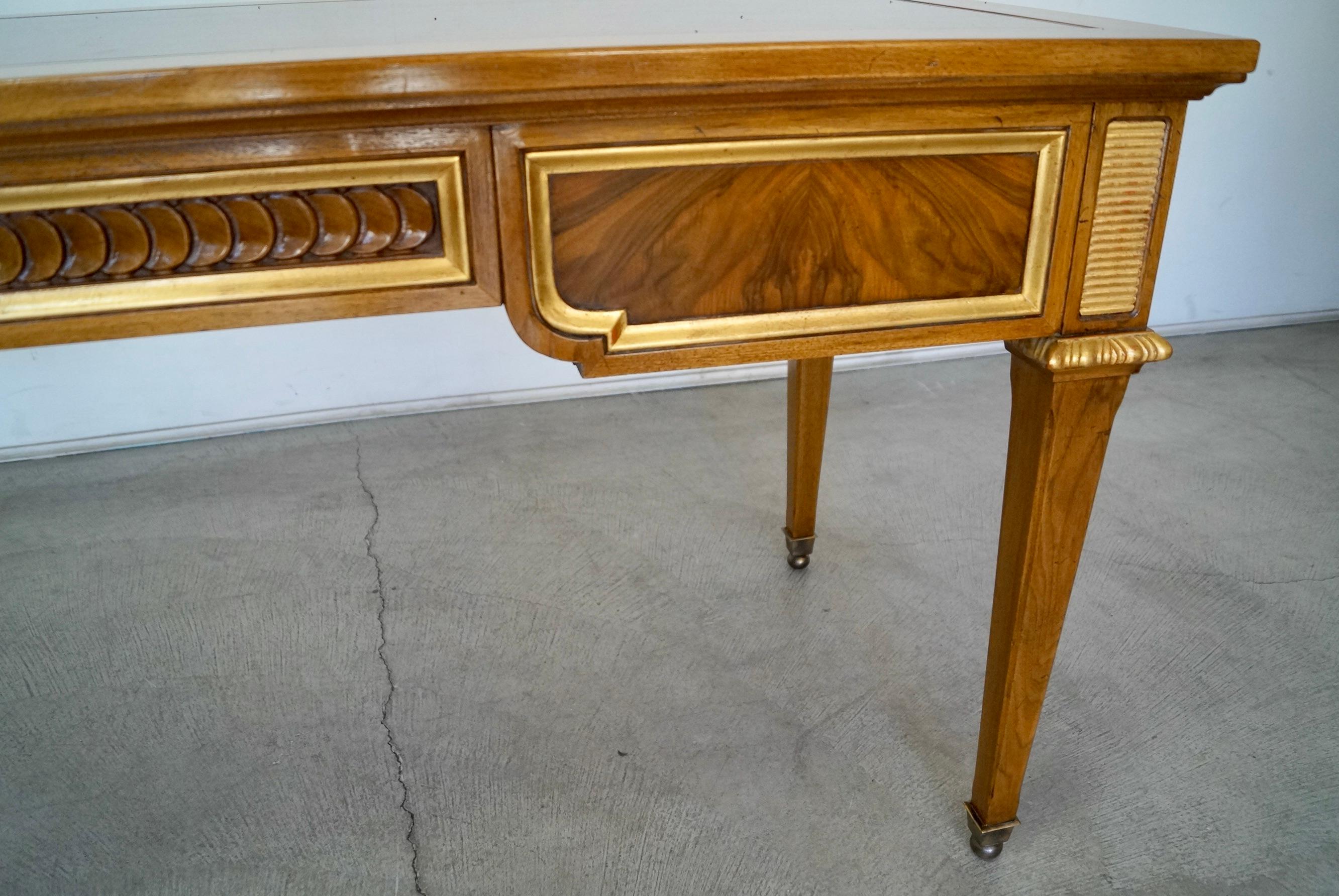 1960s Hollywood Regency Neoclassical Revival Karges Writing Desk For Sale 5