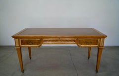 1960s Hollywood Regency Neoclassical Revival Karges Writing Desk