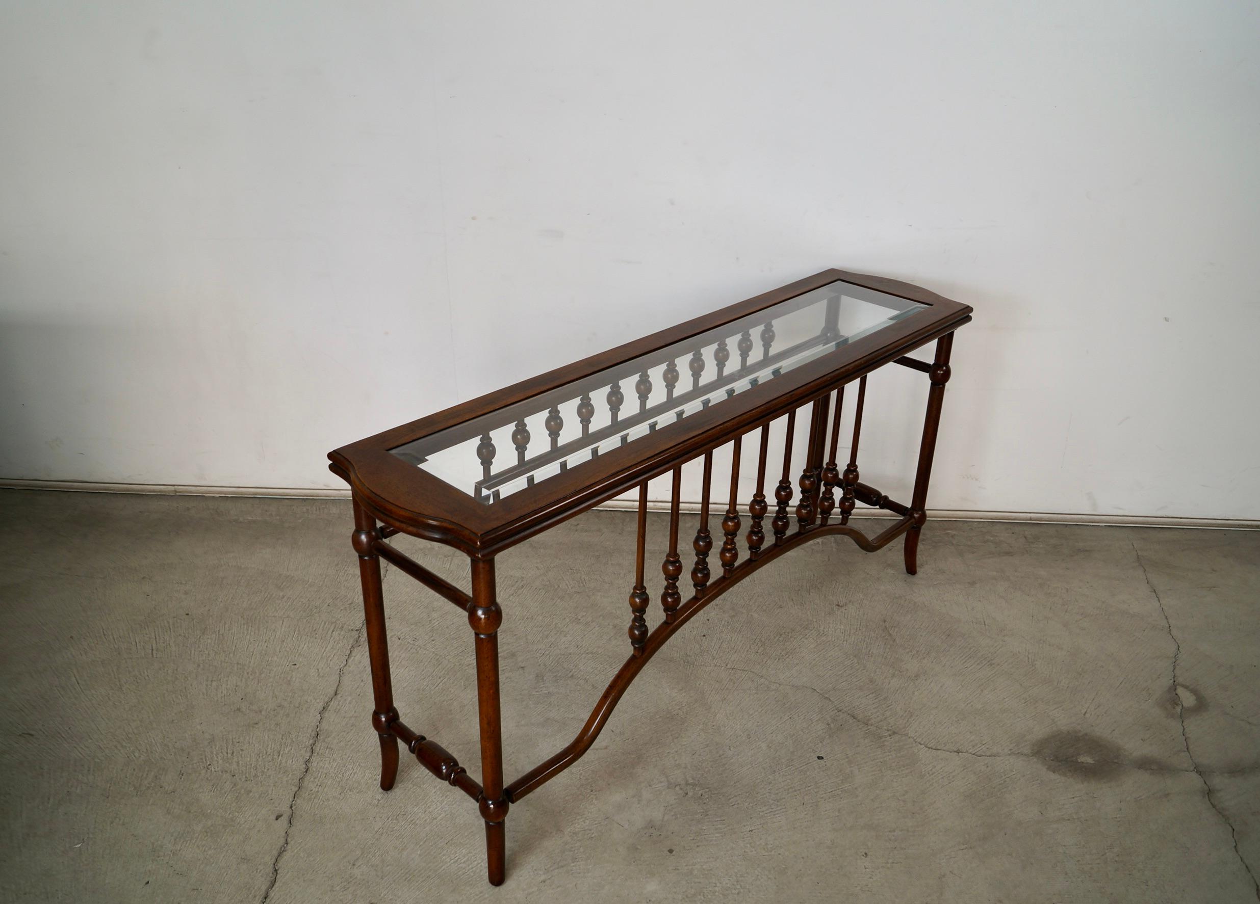 Américain 1960's Hollywood Regency Spanish Entrance Table / Console Table en vente