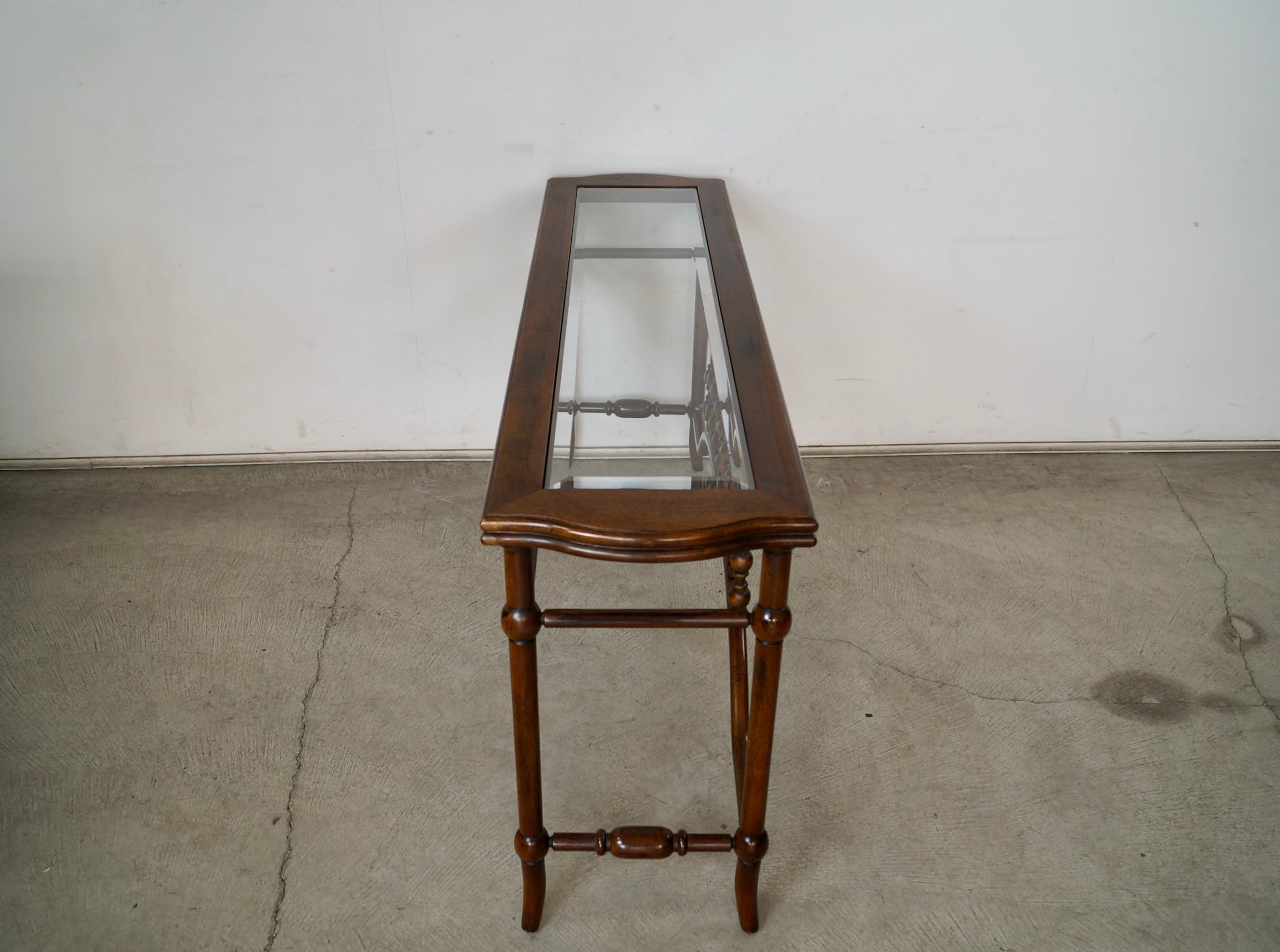 Milieu du XXe siècle 1960's Hollywood Regency Spanish Entrance Table / Console Table en vente
