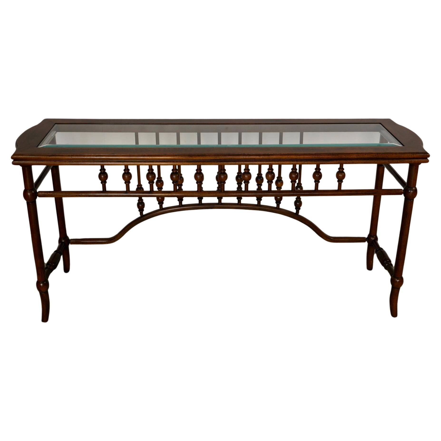 1960's Hollywood Regency Spanish Entrance Table / Console Table