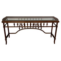 1960's Hollywood Regency Spanish Entrance Table / Console Table