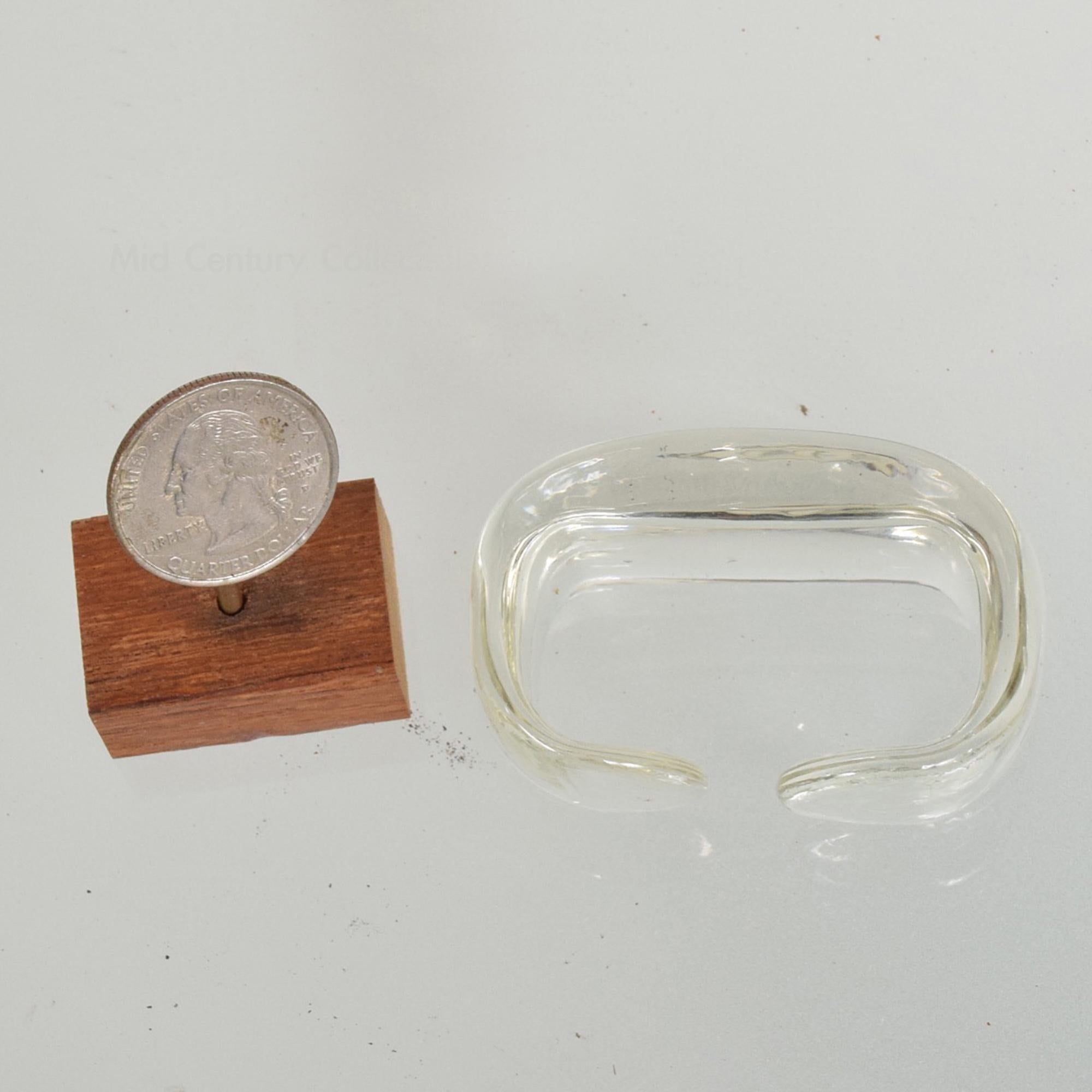 1960s Hollywood Regency Style  Daum France Art Glass Napkin Ring Holders - 6 - 1