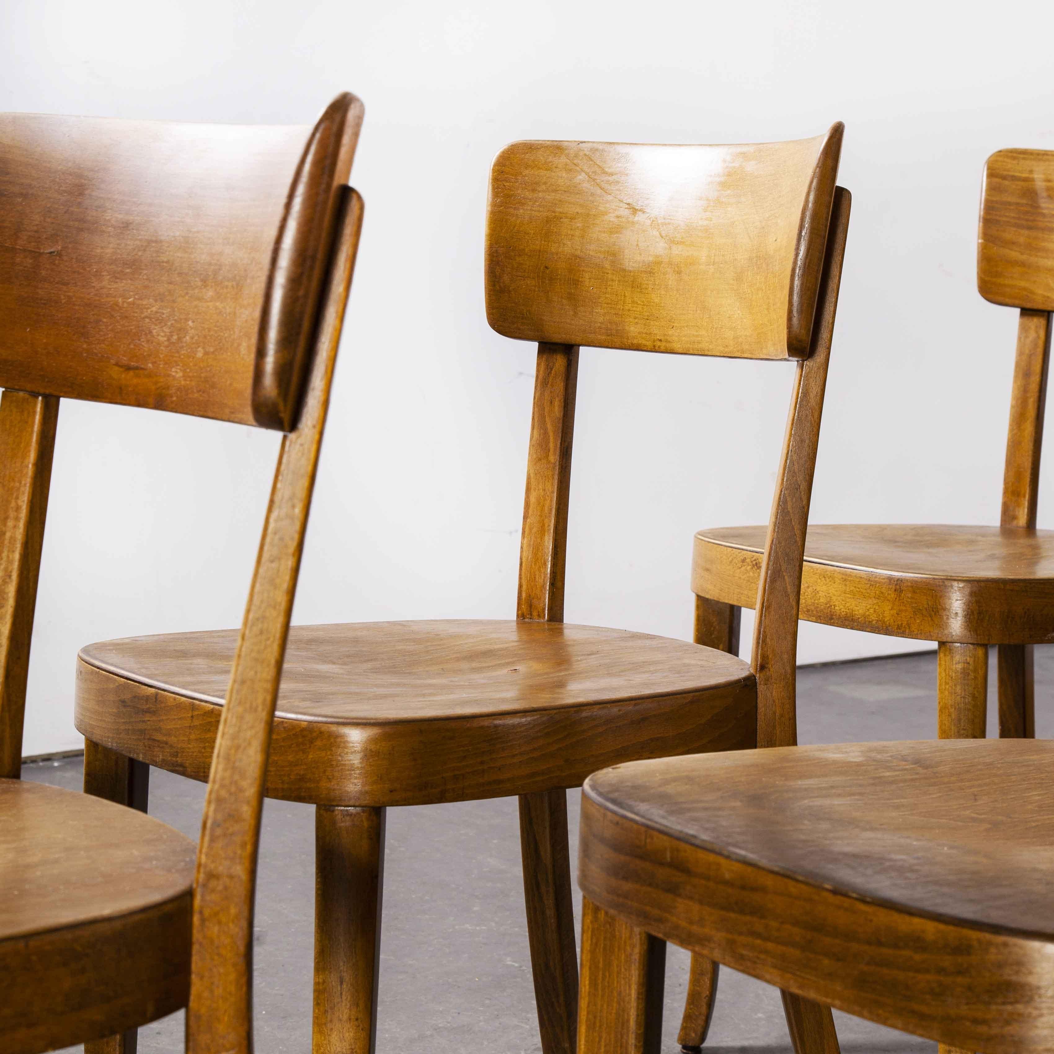 1960's Horgen Glarus Beech Dining Chairs, Set of Twenty In Good Condition In Hook, Hampshire