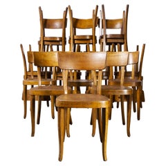 1960's Horgen Glarus Beech Dining Chairs, Set of Twenty