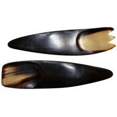1960s Horn Serving Utensils by Carl Aubock