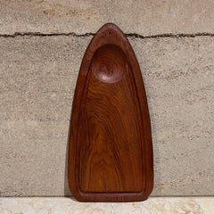1960s Hostess Teak Serving Tray Cutting Board