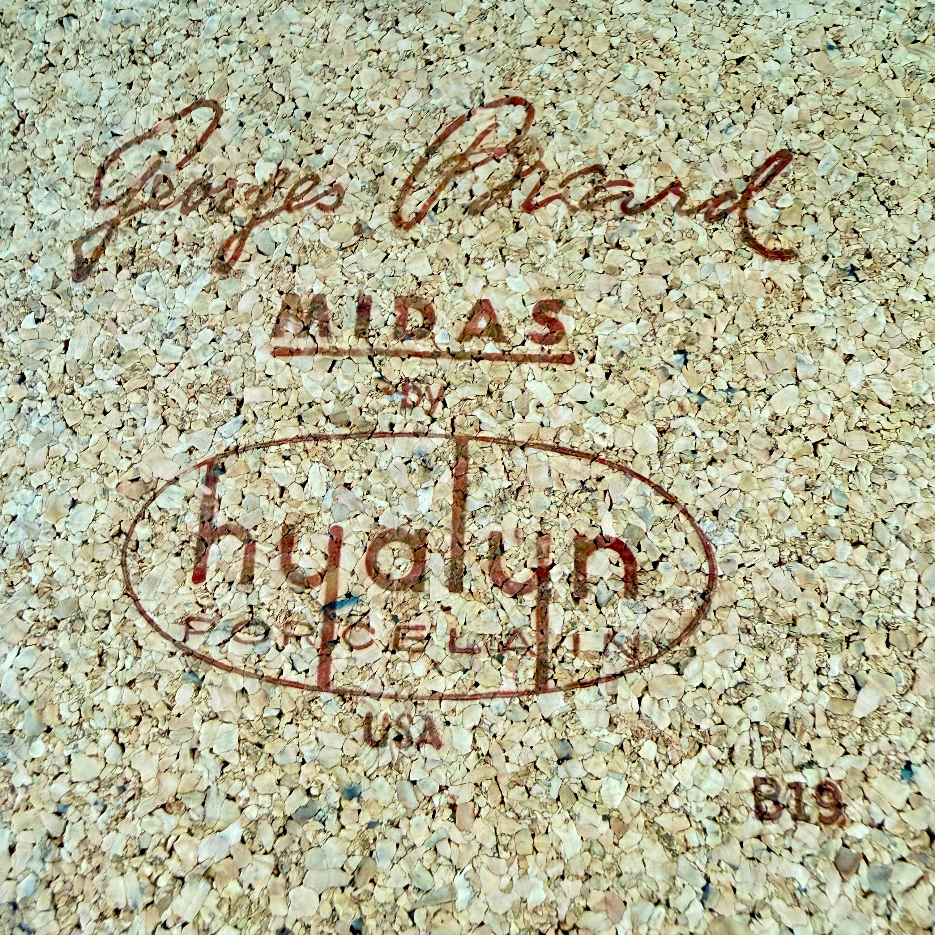 1960 Hyalyn Porcelain Briard Bisque Nesting Cornucopia Servers, set/3 en vente 6