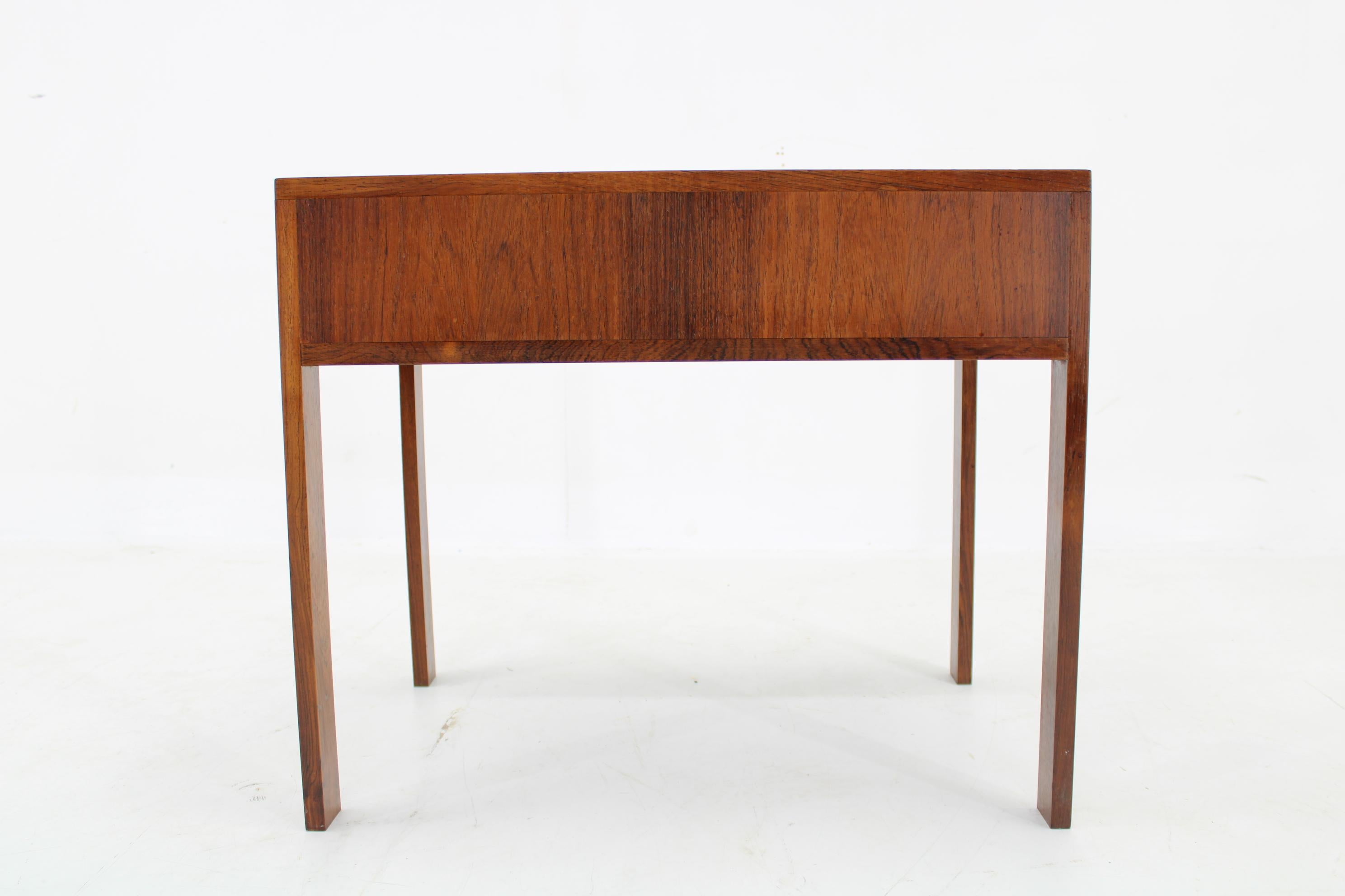 1960s I. Wikkelso Palisander Cabinet, Three Folding Tables by Silkeborg, Denmark For Sale 2