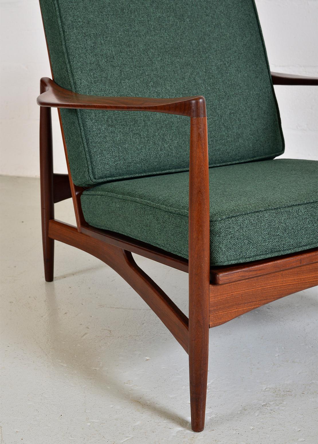 1960s Ib Kofod Larsen G Plan E.Gomme Danish Range Afrormosia '6245' Lounge Chair 3