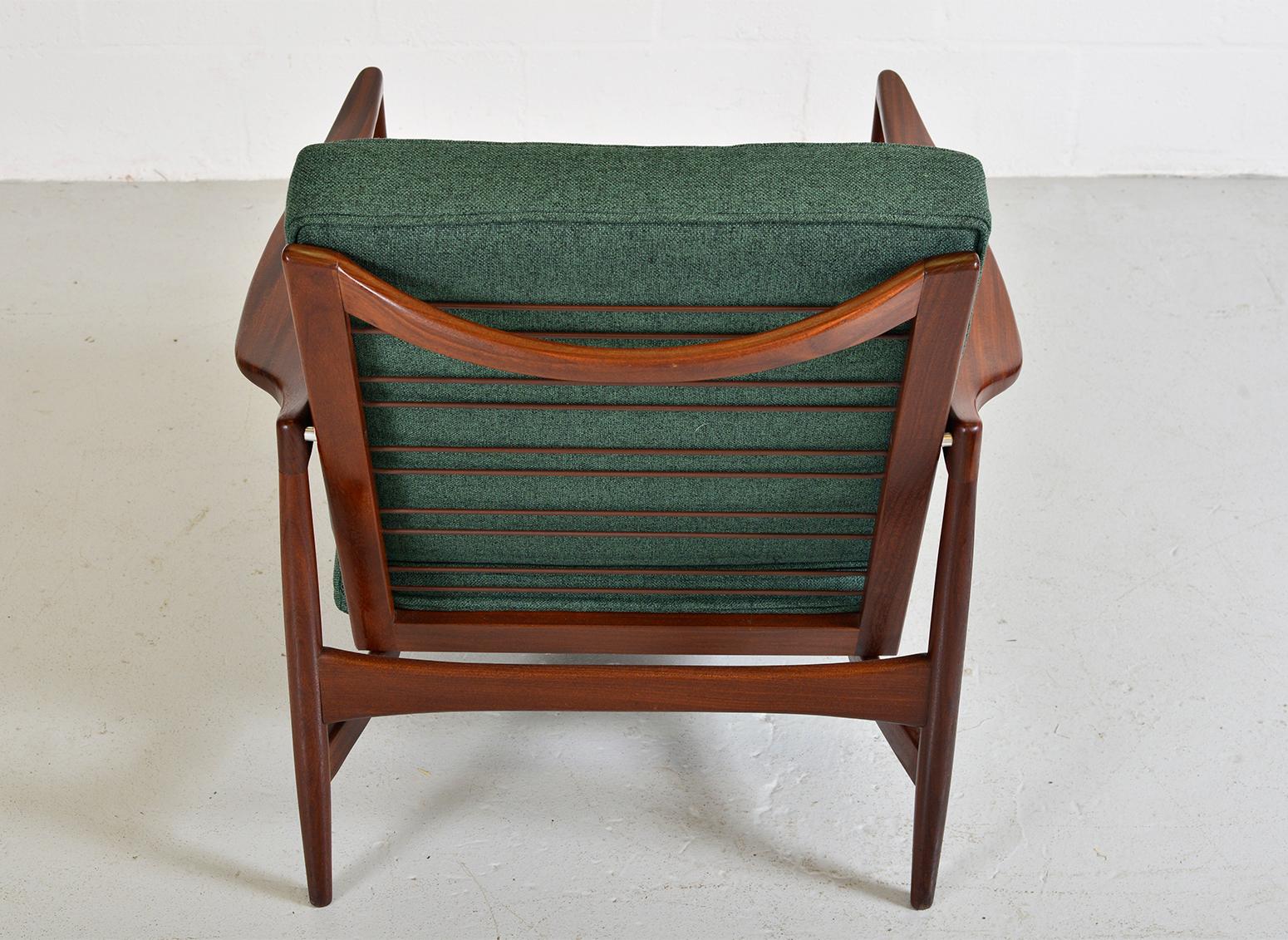 1960s Ib Kofod Larsen G Plan E.Gomme Danish Range Afrormosia '6245' Lounge Chair In Good Condition In Sherborne, Dorset