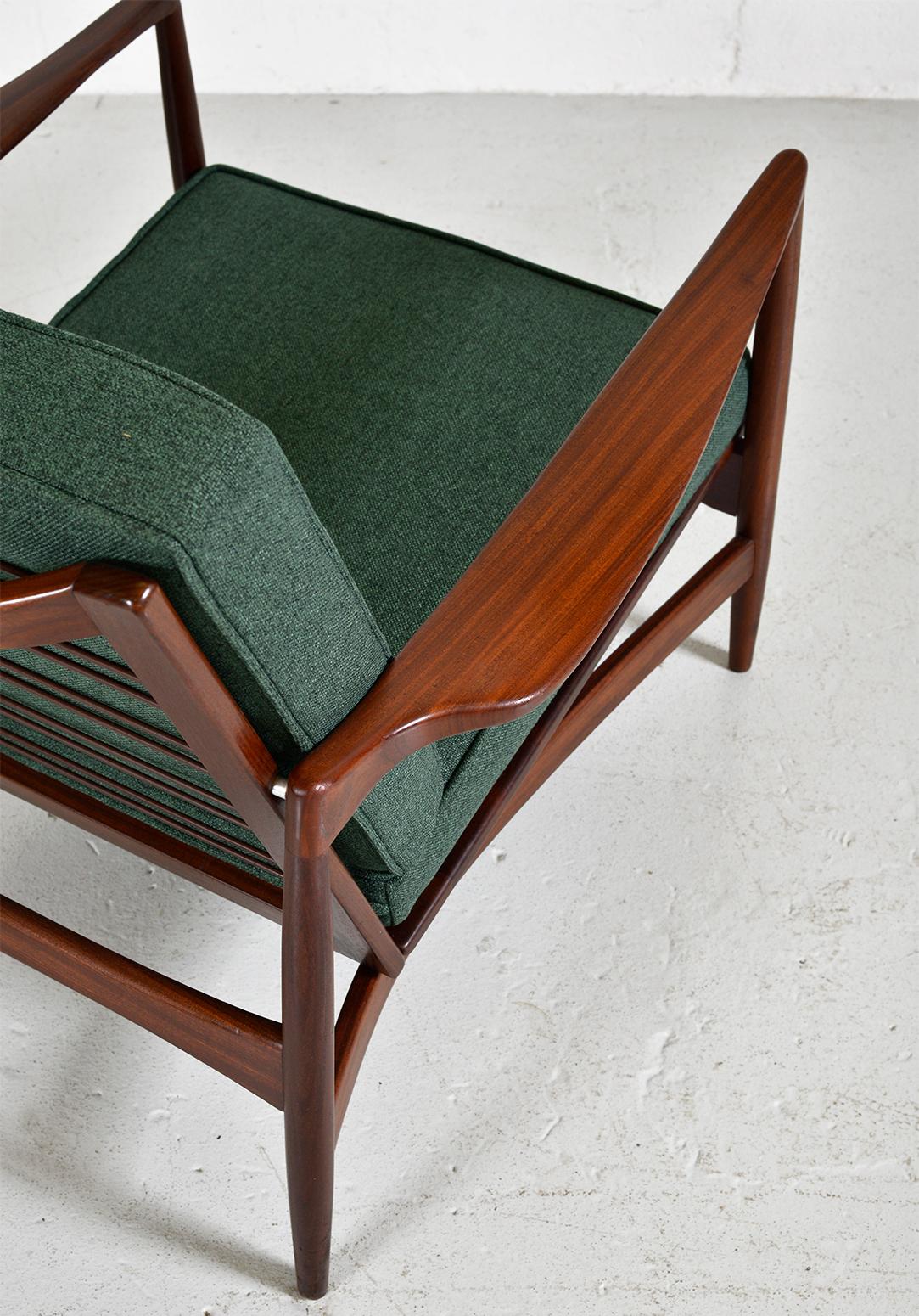 20th Century 1960s Ib Kofod Larsen G Plan E.Gomme Danish Range Afrormosia '6245' Lounge Chair