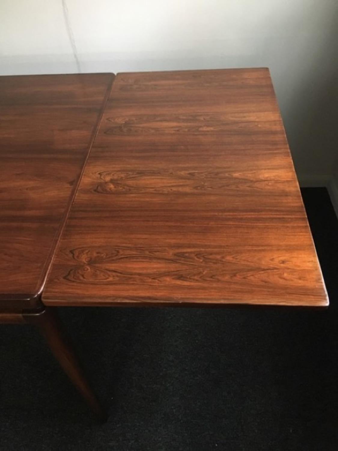 20th Century 1960s Ib Kofod-Larsen Large Rosewood Dining Table by Christian Linneberg