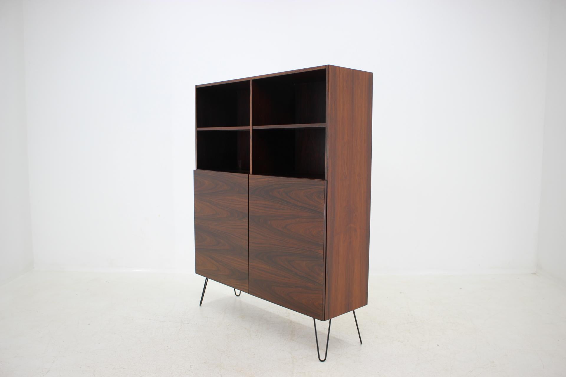 1960s Ib Kofod-Larsen Palisander Bookcase Cabinet Restored In Good Condition In Praha, CZ