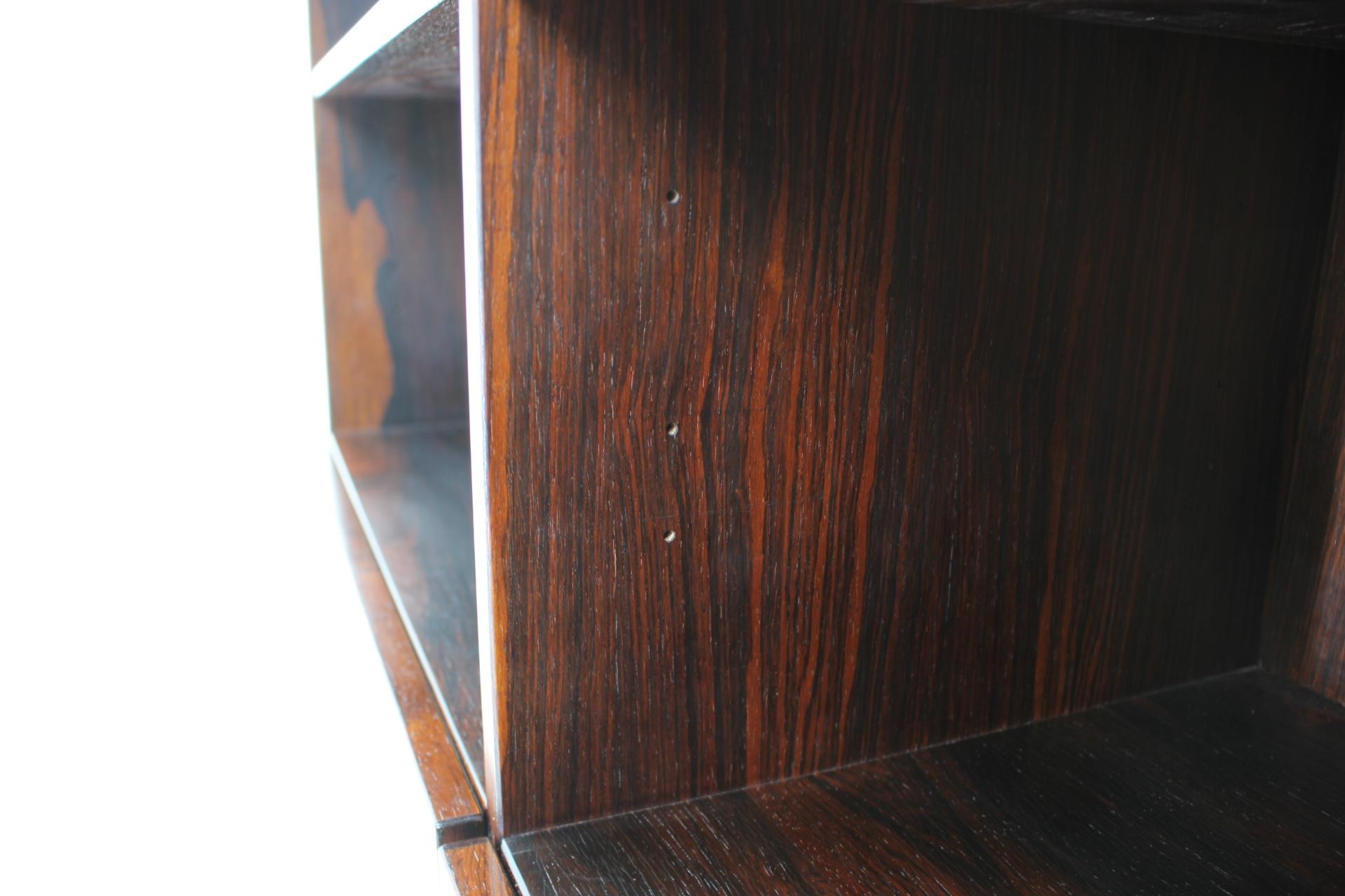 Mid-20th Century 1960s Ib Kofod-Larsen Palisander Bookcase Cabinet Restored