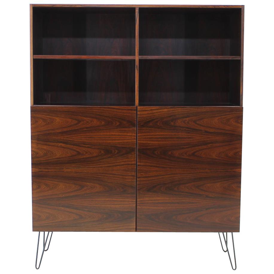 1960s Ib Kofod-Larsen Palisander Bookcase Cabinet Restored