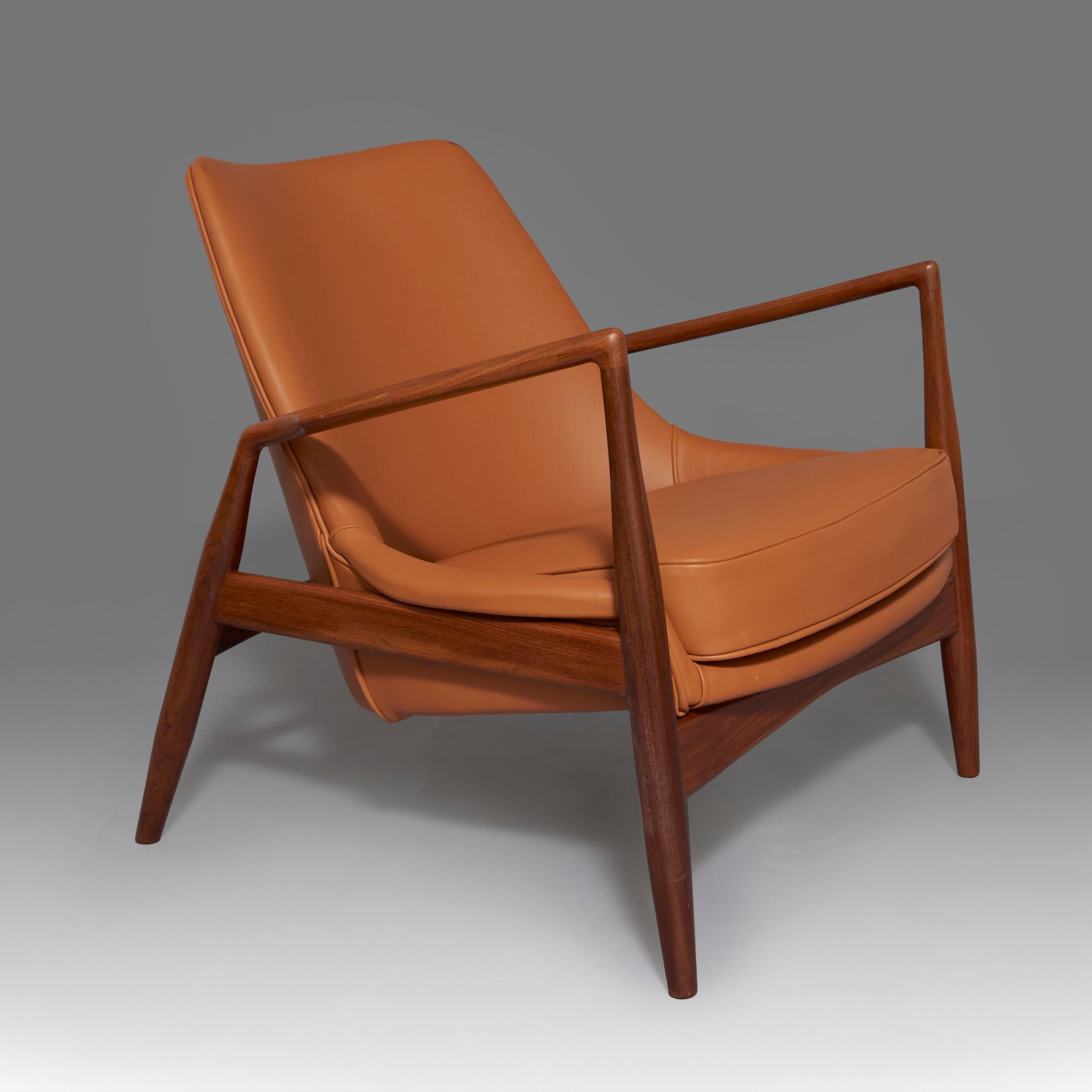 Mid-Century Modern Chaise à Lens Ib Kofod-Larsen des années 1960 en vente