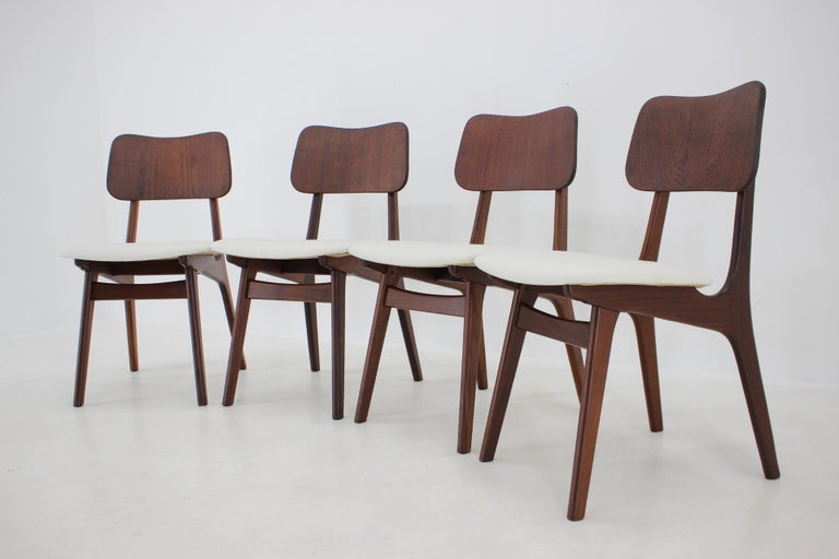 1960s Ib Kofod-Larsen Set Of 4 teak Dining Chairs Model 74