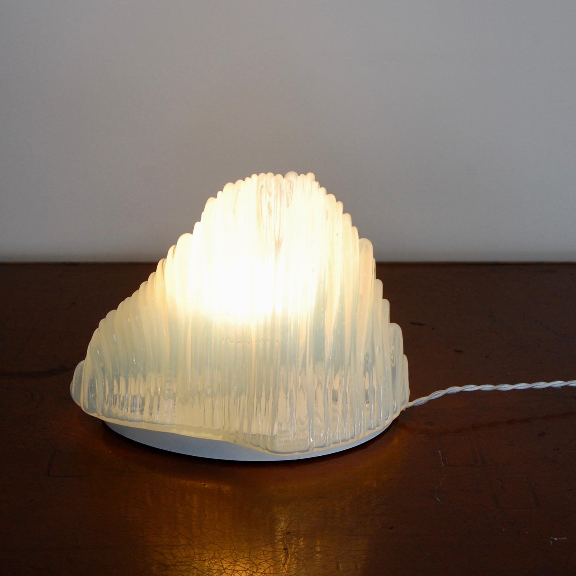 1960s Iceberg Table Lamp by Carlo Nason for Mazzega For Sale 1