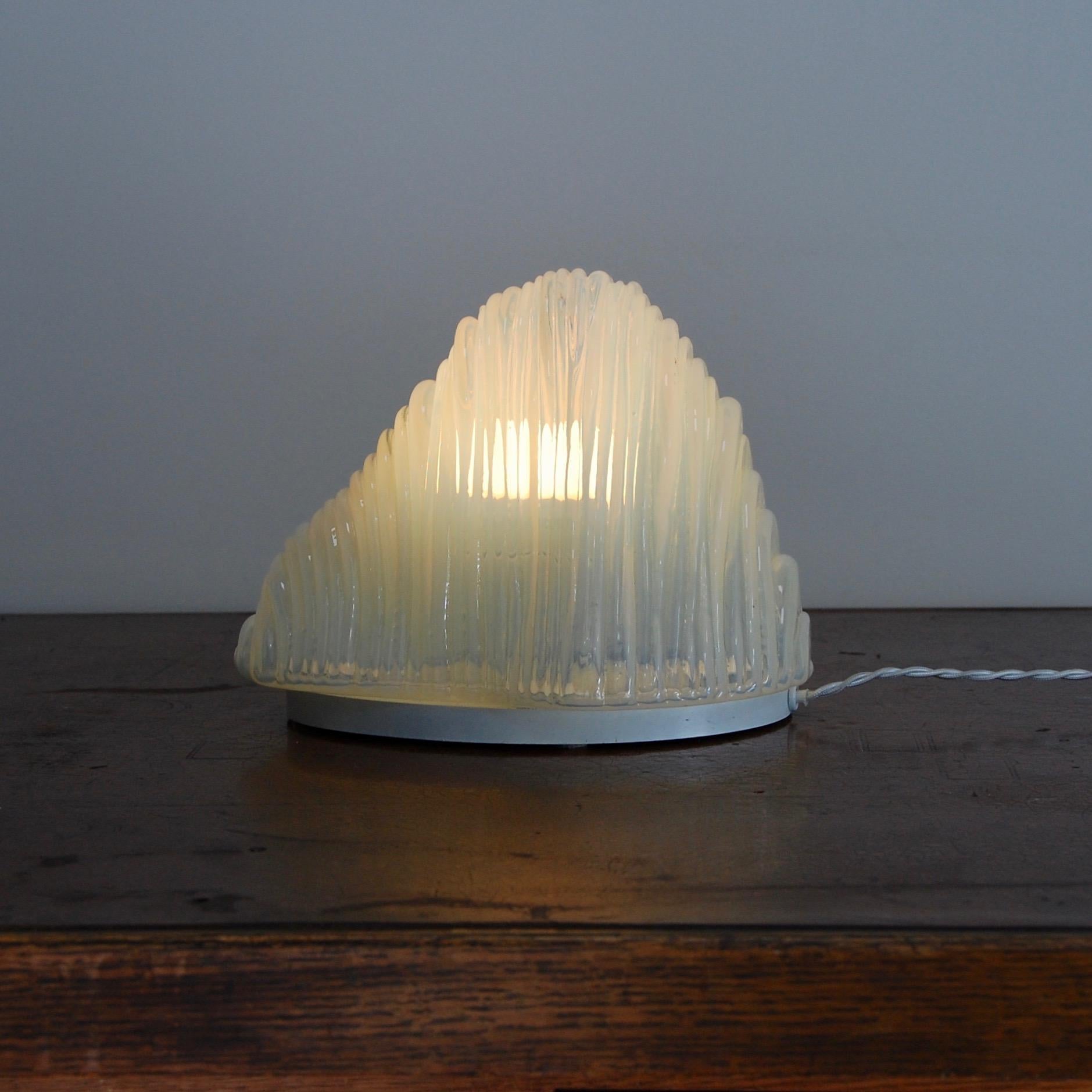 Metal 1960s Iceberg Table Lamp by Carlo Nason for Mazzega For Sale