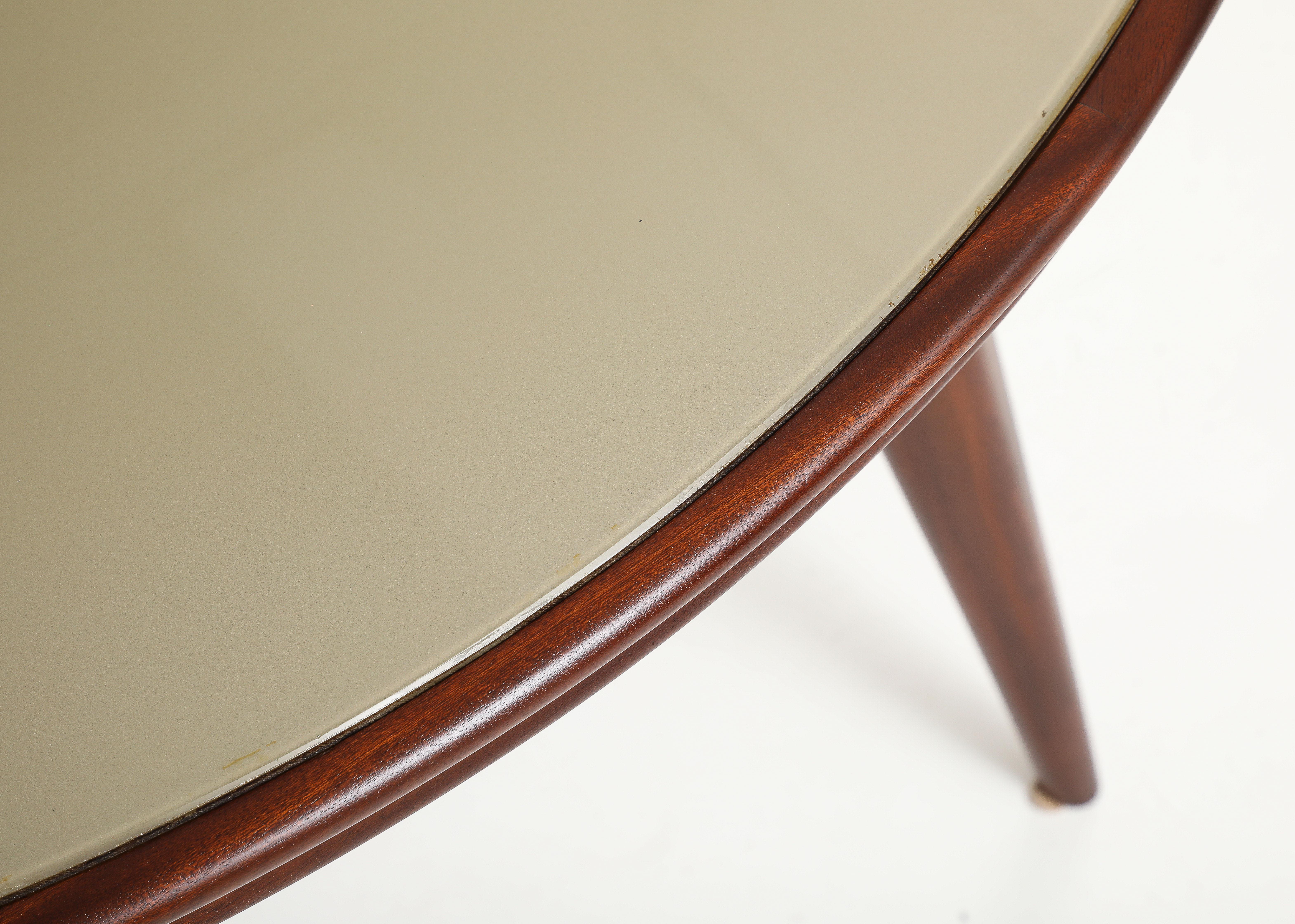 Table de salle à manger ronde moderniste de style Ico Parisi des années 1960 en vente 4