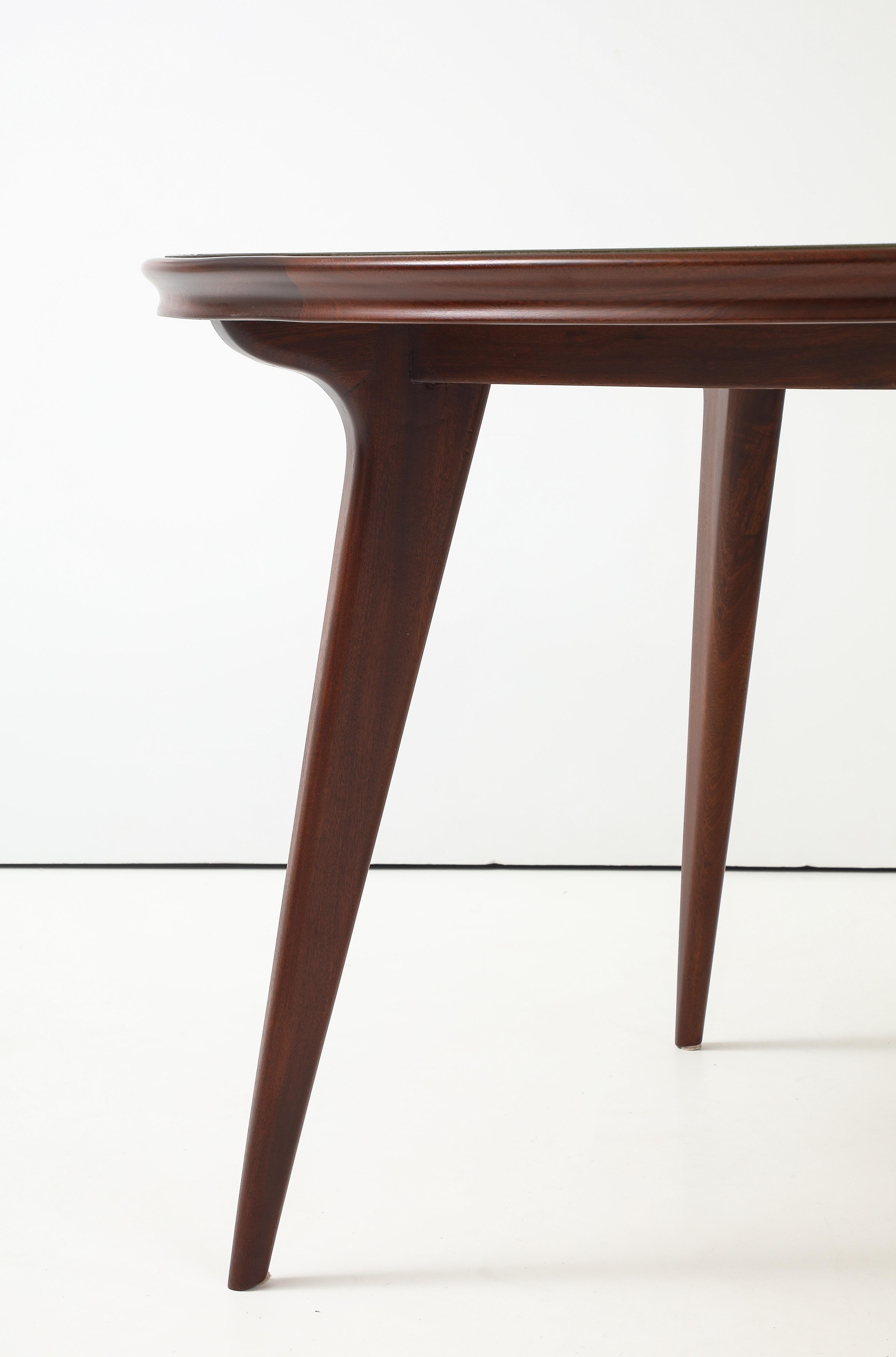 Table de salle à manger ronde moderniste de style Ico Parisi des années 1960 en vente 2