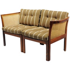 Used 1960s Illum Vikkelso Danish Plexus Sofa in Rosewood by CFC Silkeborg