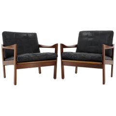 1960s Illum Wikkelsø Teak Chair, Set of 2