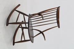 Chaise à bascule Illum Wikkelso Gyngestol No. 3 des années 1960 pour Niels Eilersen, Danemark