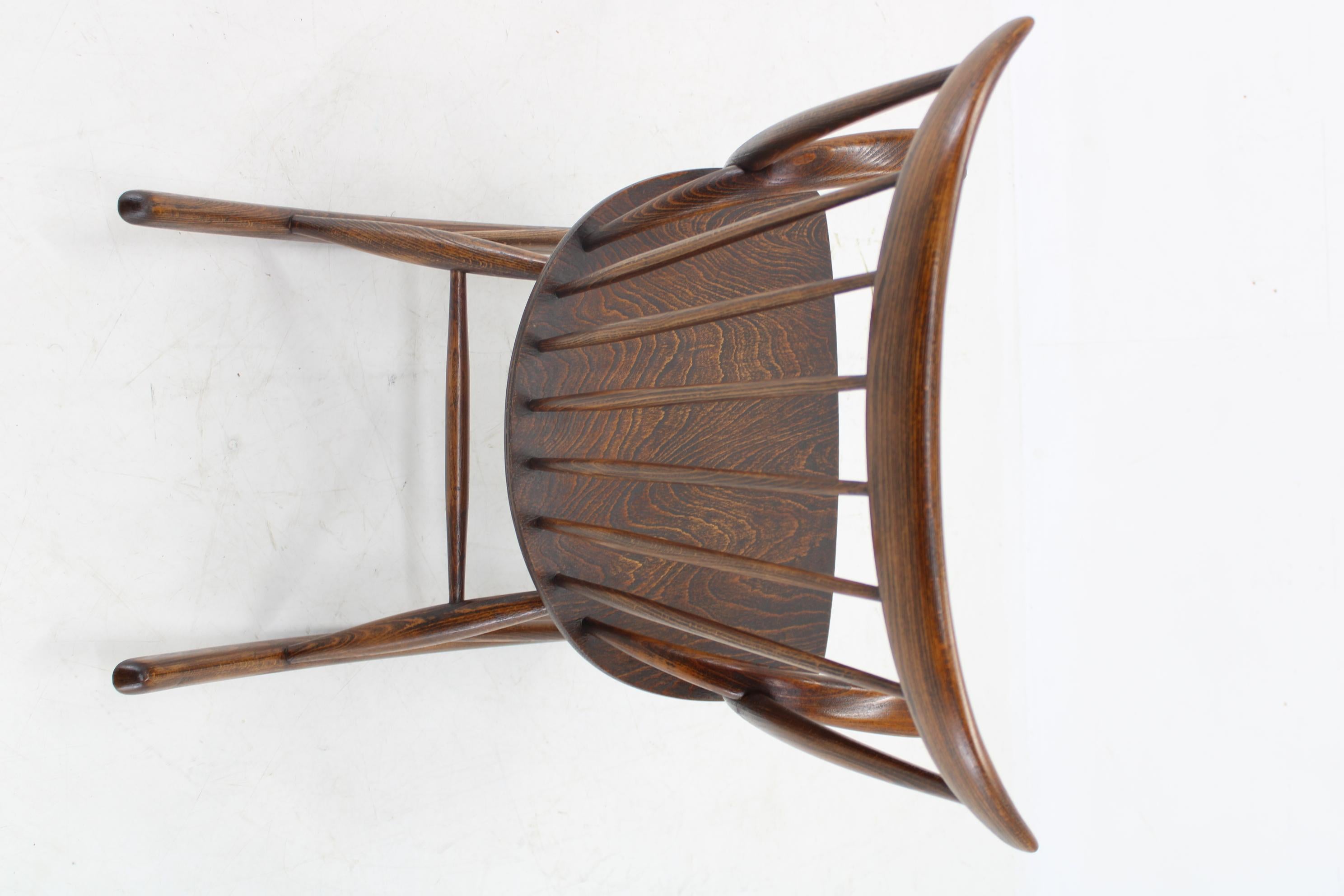 Mid-20th Century 1960s Illum Wikkelso Gyngestol No. 3 Rocking Chair for Niels Eilersen, Denmark For Sale