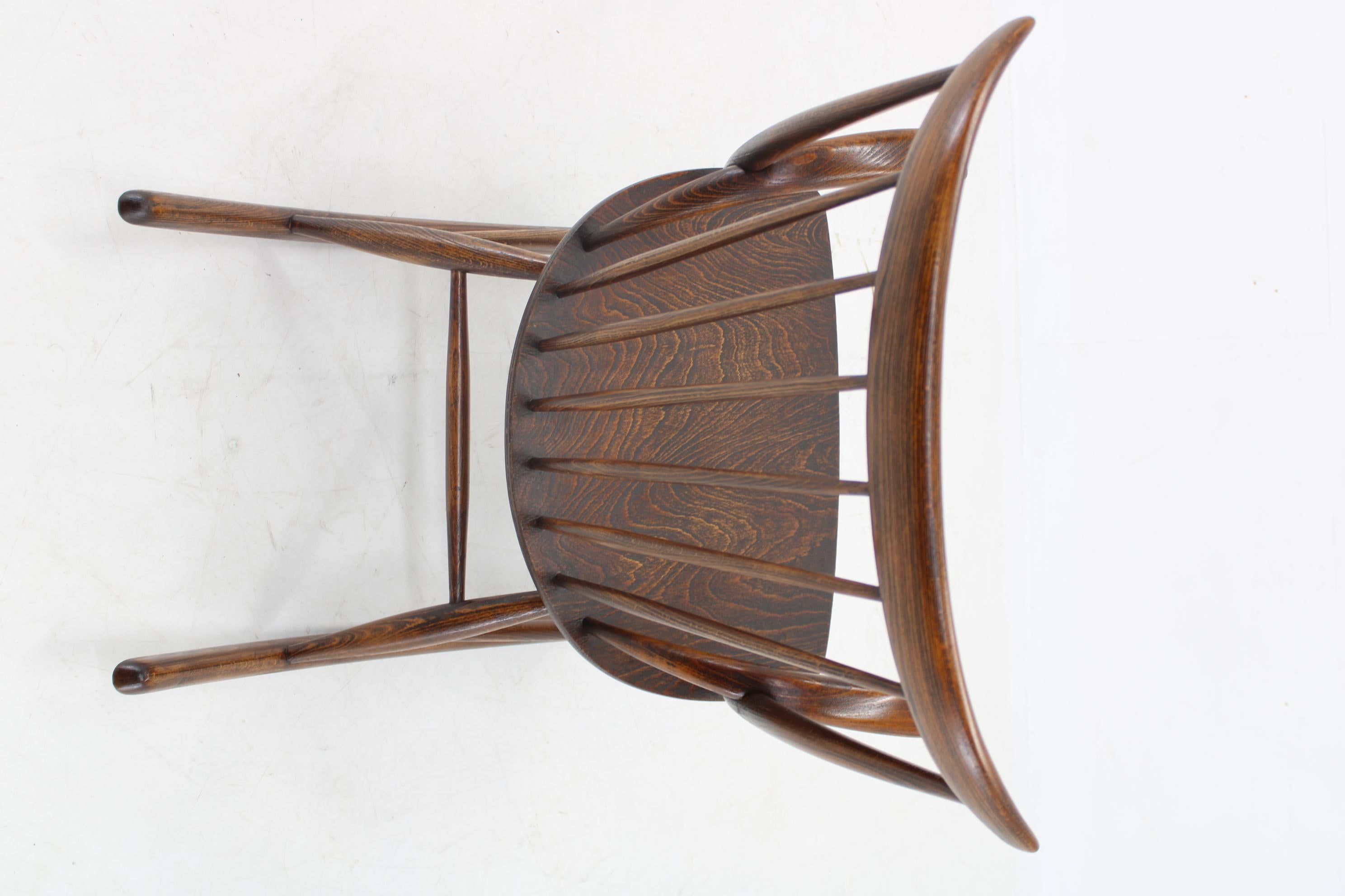 Mid-20th Century 1960s Illum Wikkelso Gyngestol No. 3 Rocking Chair for Niels Eilersen, Denmark