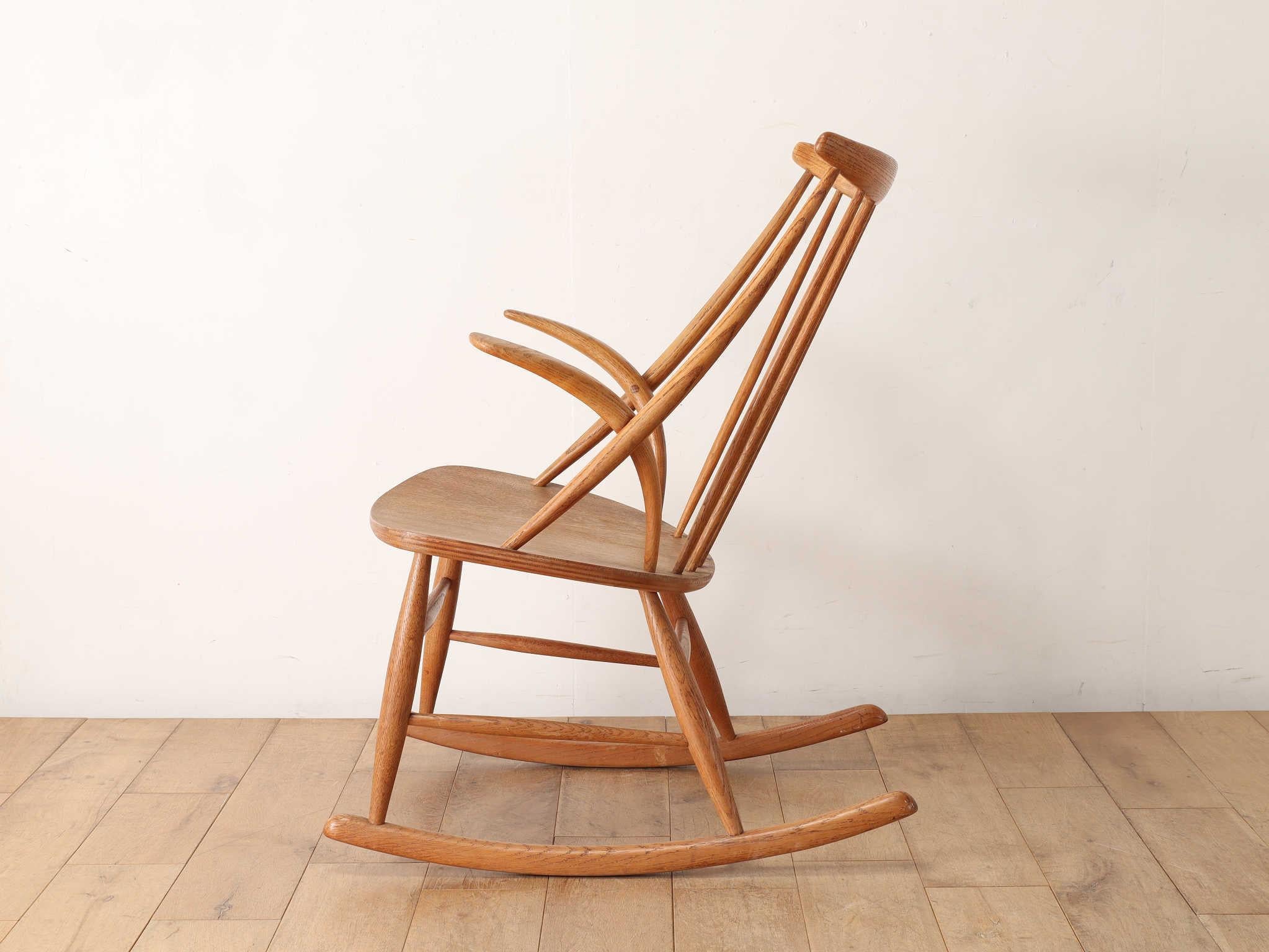 1960s Illum Wikkelso Rocking Chair for Niels Eilersen 3