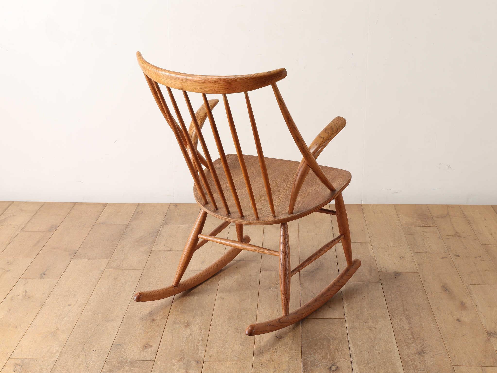 1960s Illum Wikkelso Rocking Chair for Niels Eilersen 5