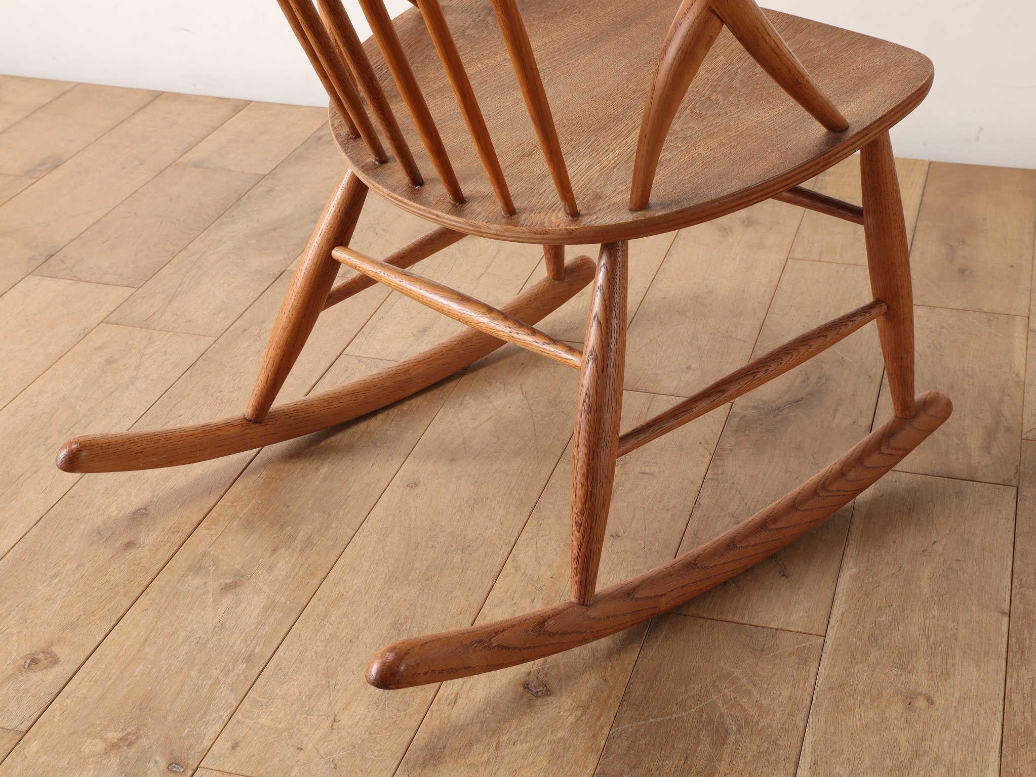 1960s Illum Wikkelso Rocking Chair for Niels Eilersen 7