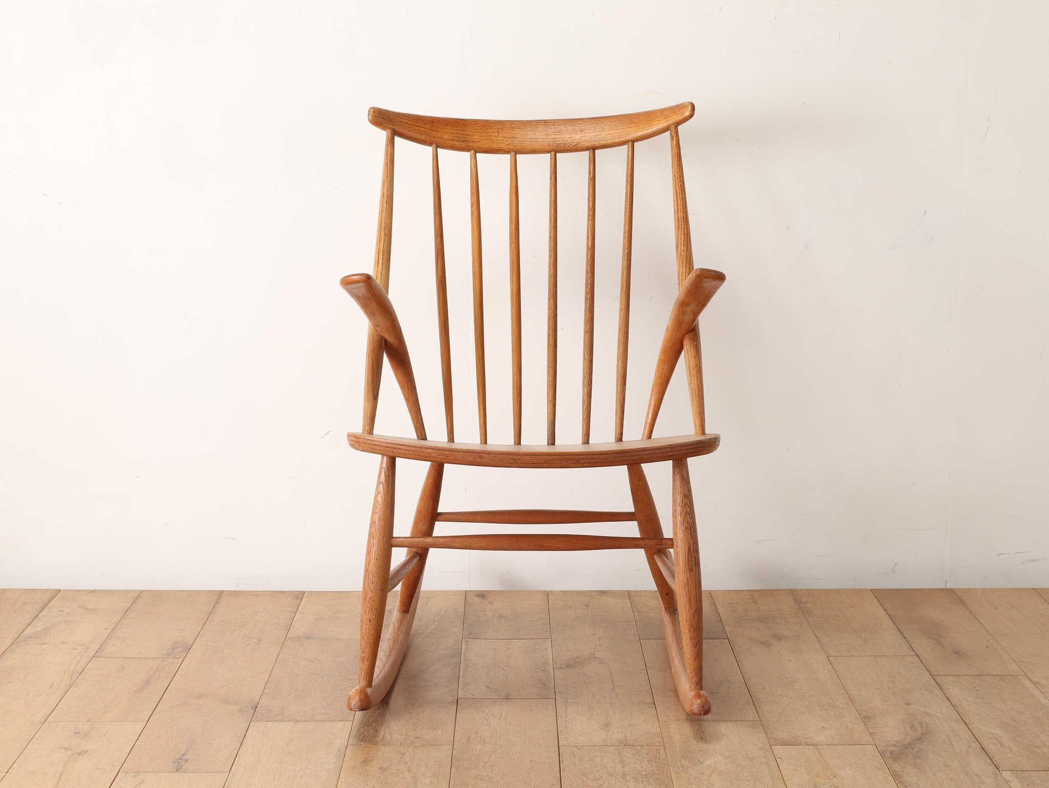 1960s Illum Wikkelso Rocking Chair for Niels Eilersen 2