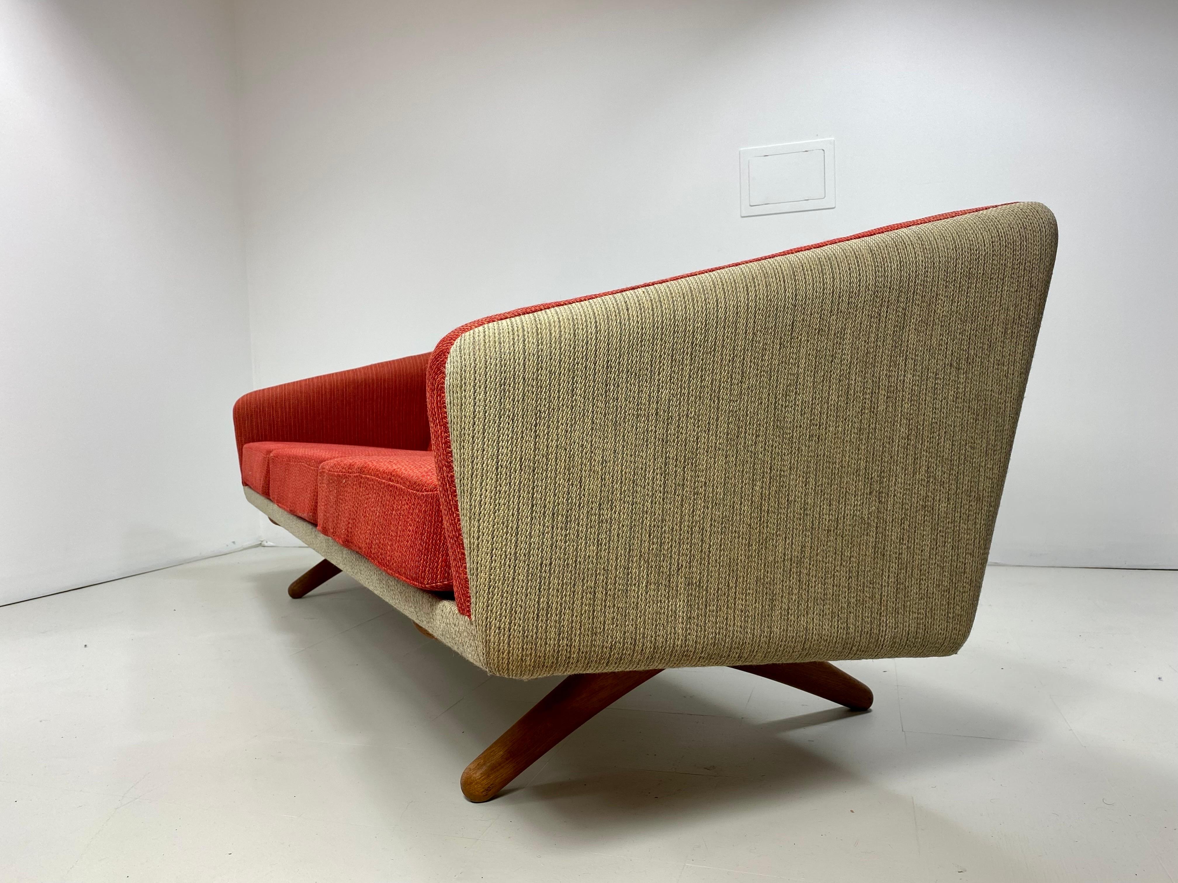 Upholstery 1960s Illum Wikkelso Sofa