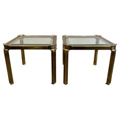 1960s in the Manner of Mastercraft Hollywood Regency Side Tables - A Pair