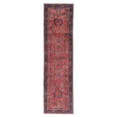 1960's Indian Sarouk Carpet with Modern Style