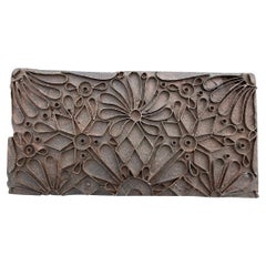 Vintage 1960s Indian Wooden Printing Block