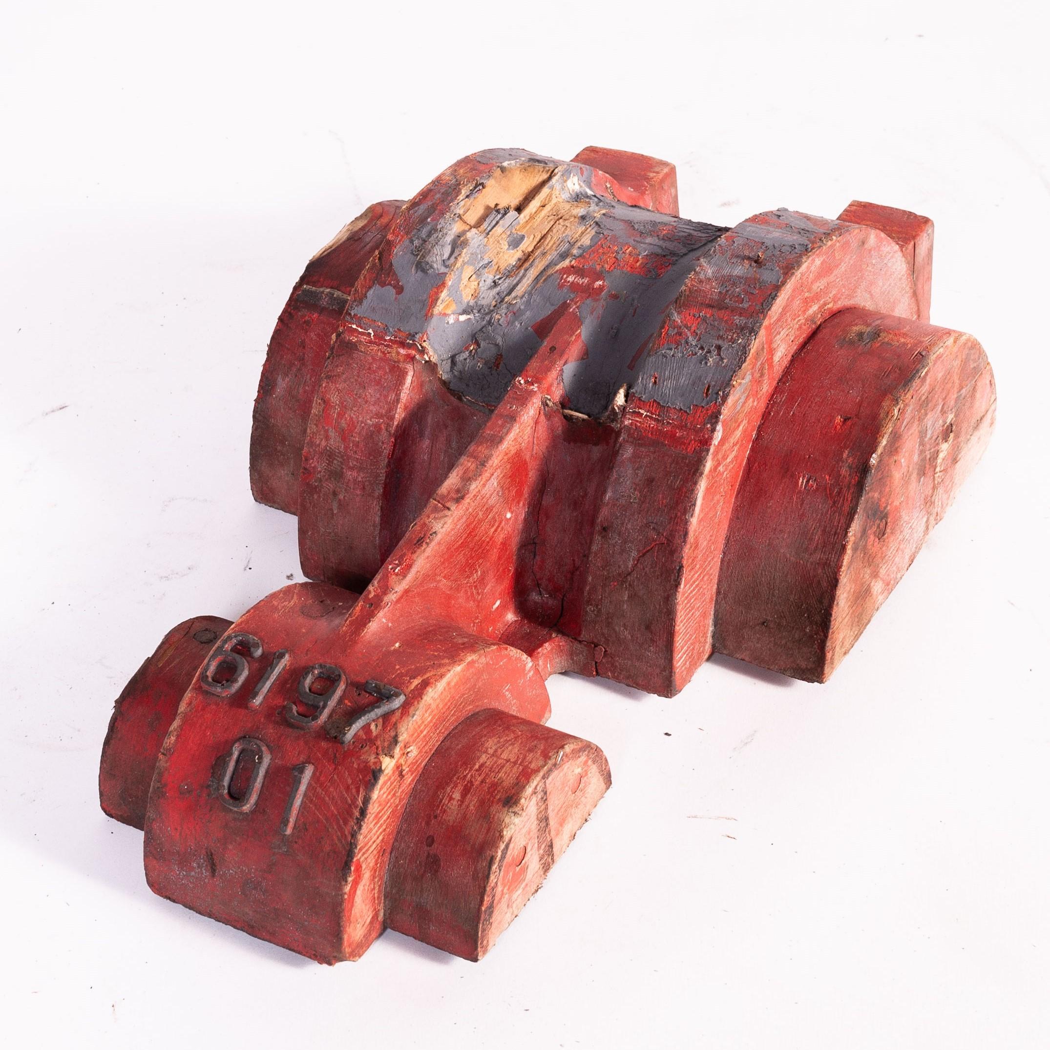 1960s Industrial decorative foundry casting Mould
1960s vintage Industrial decorative foundry casting mould. These amazing sculptural pieces are the ‘male’ form used to form the ‘female’ shape in the process of sand casting. Each one is handcut and
